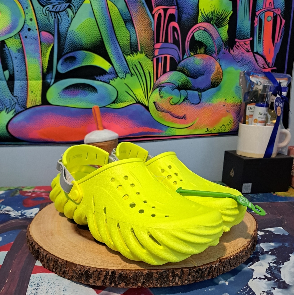 Crocs Echo Reflective Backstrap Slip On Clogs Sol… - image 7